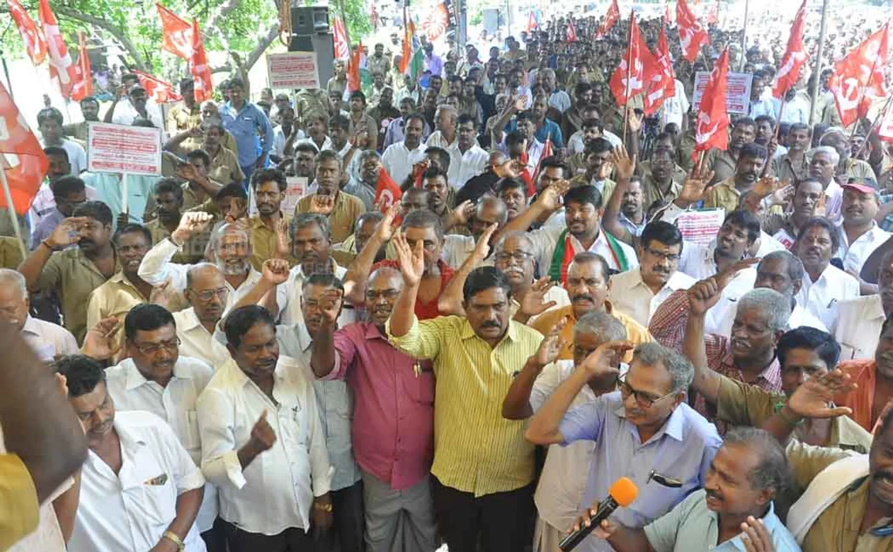 Drivers protest 